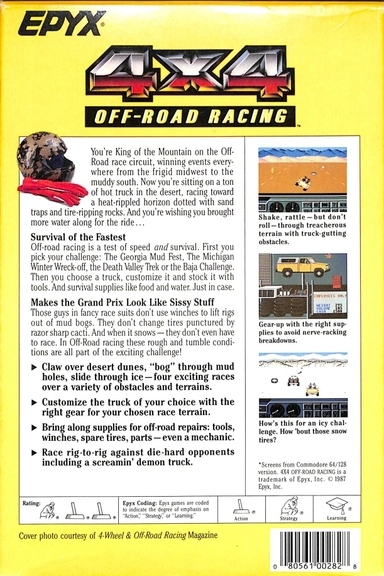 Image n° 3 - screenshots  : 4x4 Off-Road Racing